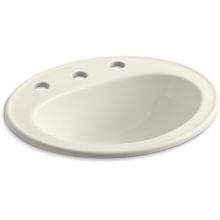 Pennington 16" Drop In Bathroom Sink with 3 Holes Drilled and Overflow