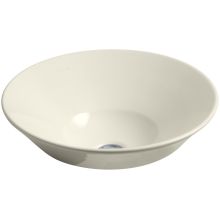 Conical Bell 16-1/4" Drop In Vitreous China Vessel Sink