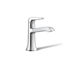 Tempered 1.2 GPM Single Hole Bathroom Faucet with Pop-Up Drain Assembly