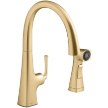 Graze 1.5 GPM Single Hole Kitchen Faucet - Includes Side Spray