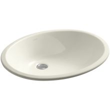 Caxton 19" Undermount Bathroom Sink with Glazed Underside