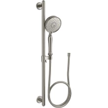 Bancroft 2.5 GPM Multi Function Hand Shower Package - Includes Slide Bar and Hose, Less Wall Supply