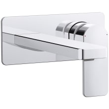 Parallel 1.2 GPM Wall Mounted Centerset Bathroom Faucet