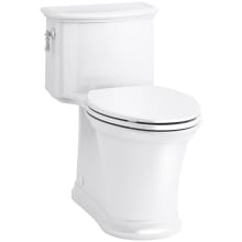 Harken 1.28 GPF One Piece Elongated Toilet with Left Hand Lever - Seat Included