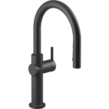 Crue Touchless 1.5 GPM Single Hole Pull Down Voice Activated Smart Kitchen Faucet - Includes Escutcheon