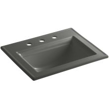 Memoirs Stately 17" Drop In Bathroom Sink with 3 Holes Drilled and Overflow