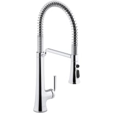 Tone 1.5 GPM Single Hole Pre-Rinse Pull Down Kitchen Faucet