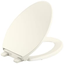 Border Elongated Closed-Front Toilet Seat with Soft Close and Quick Release
