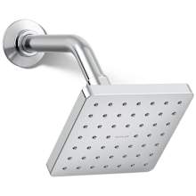 Parallel 2.5 GPM Single Function Shower Head With Katalyst Air-Induction Spray Technology
