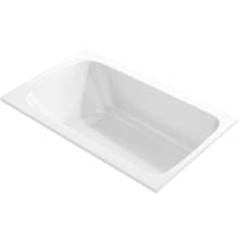 Avec 60" Drop In Acrylic Soaking Tub with Reversible Drain