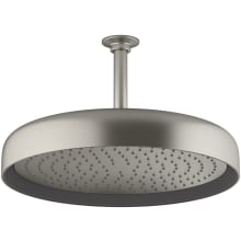 Statement 2.5 GPM Single Function Rain Shower Head with MasterClean Sprayface and Katalyst Air Induction Technology