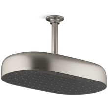 Statement 1.75 GPM Multi Function Rain Shower Head with MasterClean Sprayface and Katalyst Air Induction Technology