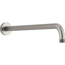 Statement 19" Wall Mounted Single Function Rainhead Arm and Flange