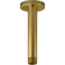 Statement 6" Ceiling Mounted Rainhead Arm and Flange