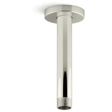 Statement 6" Ceiling Mounted Rainhead Arm and Flange