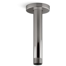 Statement 6" Ceiling Mounted Rainhead Arm and Flange