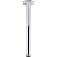 Statement 12" Ceiling Mounted Single Function Rainhead Arm and Flange