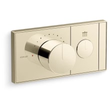 Anthem Thermostatic Valve Trim Only with Single Knob Handle and Volume Control - Less Rough In