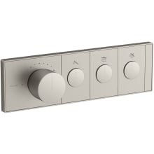 Anthem Three Function Thermostatic Valve Trim Only with Single Knob Handle, Integrated Diverter, and Volume Control - Less Rough In