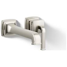 Riff 1.2 GPM Wall Mounted Widespread Bathroom Faucet