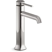Occasion 1 GPM Vessel Single Hole Bathroom Faucet with Touch-Activated Drain
