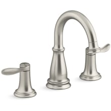 Bellera 0.5 GPM Widespread Bathroom Faucet with Clicker Drain Assembly and UltraGlide Ceramic Disc Valves