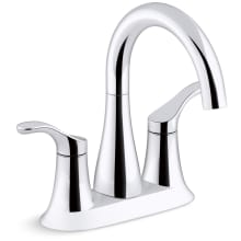 Simplice 1.2 GPM Centerset Bathroom Faucet with Clicker Drain Assembly