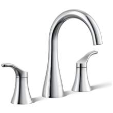 Simplice 1.2 GPM Widespread Bathroom Faucet with Clicker Drain Assembly and UltraGlide Ceramic Disc Valves