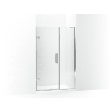 Composed 71-3/4" High x 46" Wide Pivot Frameless Shower Door with Clear Glass