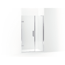 Composed 71-3/4" High x 46-3/4" Wide Pivot Frameless Shower Door with Clear Glass