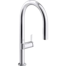 Components 1.5 GPM Single Hole Touchless Pull Down Kitchen Faucet with High-Arch Spout, Response, Sweep Spray, MasterClean, and DockNetik Technology