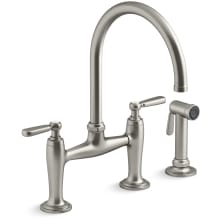 Edalyn by Studio McGee 1.5 GPM Widespread Bridge Kitchen Faucet - Includes Side Spray