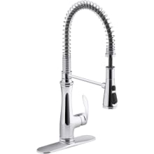 Bellera 1.5 GPM Single Hole Pull-Down Pre-Rinse Kitchen Faucet with Sweep Spray, Boost Spray, DockNetik, and MasterClean Technologies