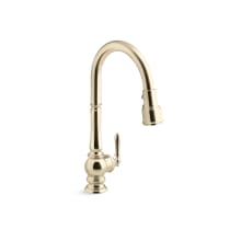 Artifacts Touchless 1.5 GPM Single Hole Pull Down Kitchen Faucet with Three-Function Spray Head