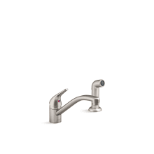 Jolt 1.5 GPM Single Hole Kitchen Faucet - Includes Side Spray Escutcheon