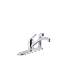Jolt 1.5 GPM Widespread Kitchen Faucet - Includes Side Spray Escutcheon