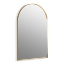 Essential 36" X 24" Arched Flat Accent Mirror