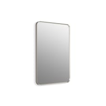 Essential 36" x 24" Transitional Rectangular Metal Framed Bathroom Wall Mirror