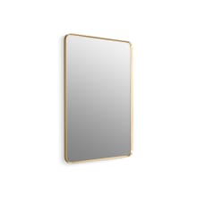 Essential 45" x 30" Transitional Rectangular Metal Framed Bathroom Wall Mirror