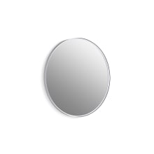 Essential 32" Diameter Transitional Circular Metal Framed Bathroom Wall Mirror