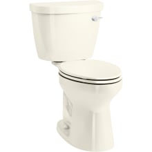 Cimarron 1.28 GPF Two Piece Elongated Chair Height Toilet with Right Hand Lever - Less Seat
