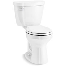 Cimarron 1.28 GPF Two Piece Round Chair Height Toilet with Left Hand Lever - Less Seat