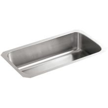 Undertone 32" Single Basin Under-Mount 18-Gauge Stainless Steel Kitchen Sink with SilentShield