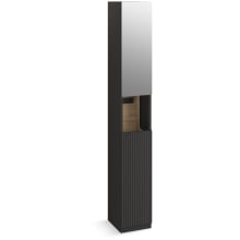 Spacity 80-3/4" MDF and Plywood Free Standing Linen Tower