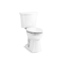 Kelston 1.28 GPF Two Piece Elongated Chair Height Toilet with Right Hand Lever - Less Seat