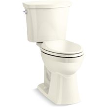 Kelston 1.28 GPF Two Piece Elongated Chair Height Toilet with Left Hand Lever - Less Seat