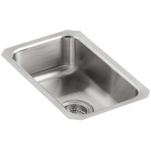 Undertone 11" Single Basin Under-Mount 18-Gauge Stainless Steel Kitchen Sink with SilentShield
