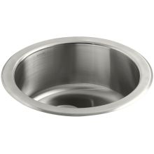 Undertone 18" Single Basin Under-Mount 18-Gauge Stainless Steel Kitchen Sink with SilentShield