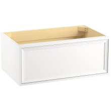 Lodern 37" Single Wall Mounted Vanity Cabinet Only - Less Vanity Top