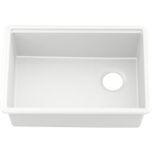 Billings 26-1/2" Undermount Single Basin Stone Composite Kitchen Sink with Basin Rack